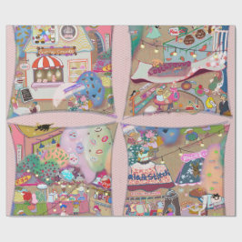 Welcome to My LALATOWN Wrapping Paper 2 Cadeaupapier