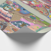 Welcome to My LALATOWN Wrapping Paper 3 Cadeaupapier (Hoek)