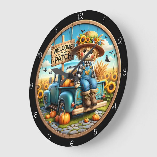 Welcome To My Patch Scarecrow Grote Klok (Hoek)
