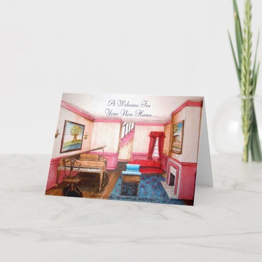 Welcome To New Home Federal Style Rendered Perspec Aankondiging (Voorkant)