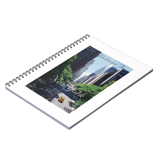 Welcome To New York, USA, Spiral Photo Note Book Notitieboek (Linkerzijde)