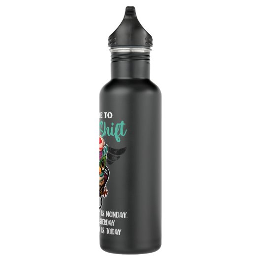 Welcome To Night Shift - Funny Nursing Nurse Owls  Waterfles (Rechts)