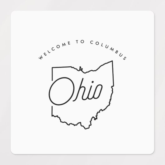WELCOME TO OHIO LABELS (Design 1)