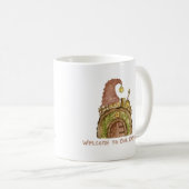 Welcome to Our Castle on a  Koffiemok (Voorkant rechts)