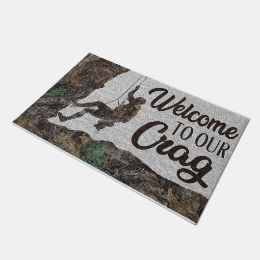 Welcome to our drag retro doormat deurmat (Schuin)