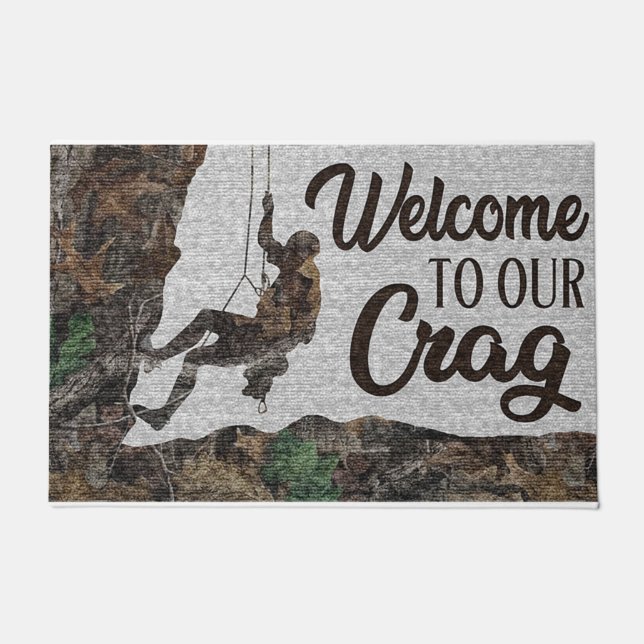 Welcome to our drag retro doormat deurmat (Voorkant)