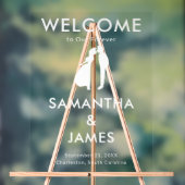 Welcome to Our Forever – Minimal Design Acryl Bord (Neutraal)