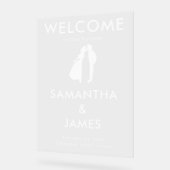 Welcome to Our Forever – Minimal Design Acryl Bord (Hoek)