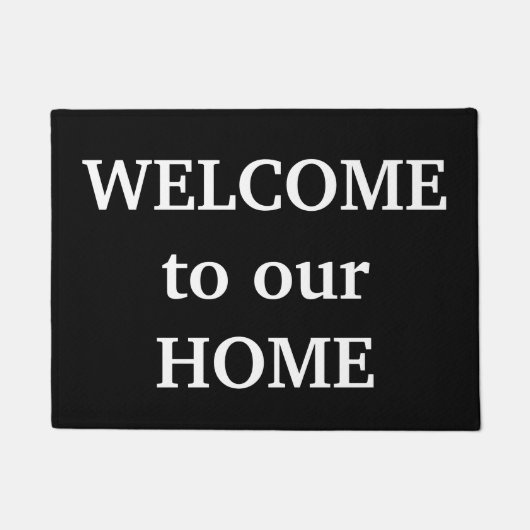 Welcome to our Home Deurmat (Voorkant)
