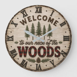 Welcome to Our Neck of the Woods Woodland Cabin Grote Klok