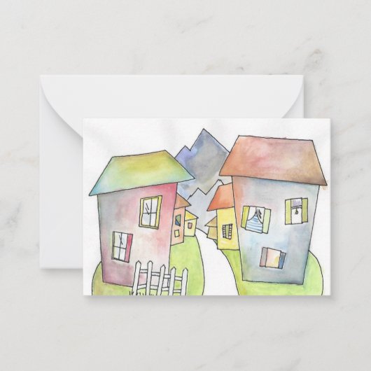 Welcome to Our Neighborhood! Notitiekaartje (Voorkant)