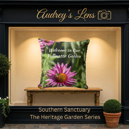 Welcome to our Pollinator Garden Floral Kussen