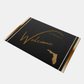 Welcome to our retirement home Florida state map  Deurmat (Schuin)