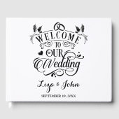 Welcome To Our Wedding Gastenboek (Voorkant)
