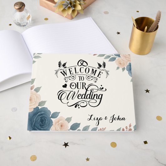 Welcome To Our Wedding Gastenboek (Voorkant open)