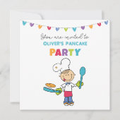 Welcome to Pancake Party invitation Save The Date (Voorkant)