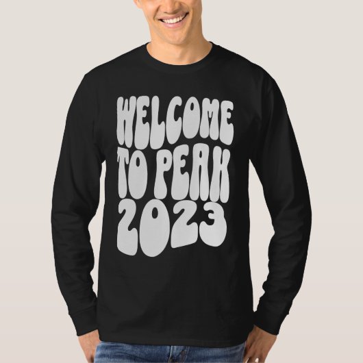 Welcome To Peak 2023 Worker Gear T-shirt (Voorkant)