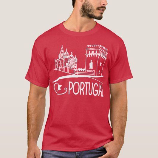 welcome to portugal t-shirt (Voorkant)