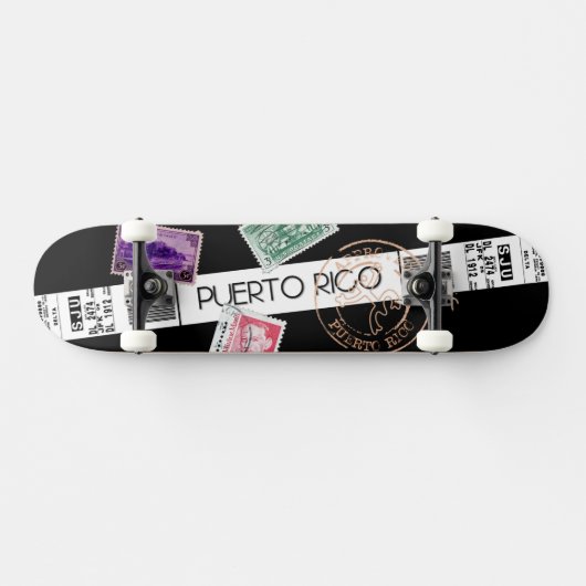 Welcome to Puerto Rico Skateboard (Horizontaal)