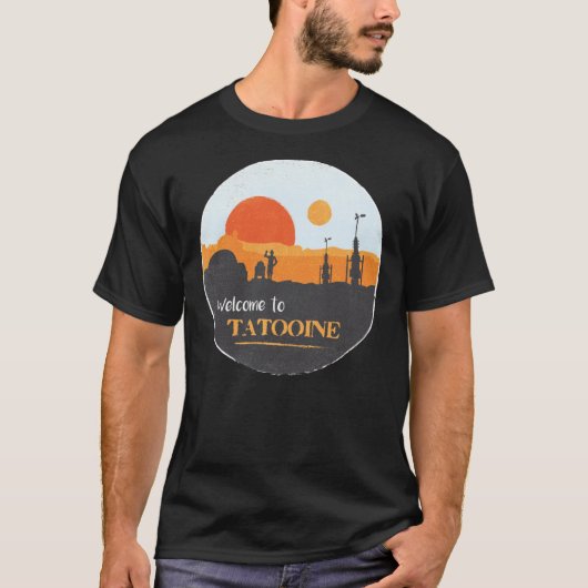 Welcome to Tatooine Classic T-Shirt (Voorkant)