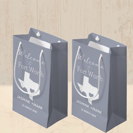 Welcome to Texas Fort Worth Custom Party  Medium G Klein Cadeauzakje