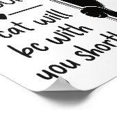  Welcome To The Bathroom Cat Companion Poster  (Hoek)