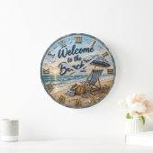 Welcome to the Beach Coastal Grote Klok (Huis)