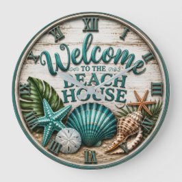 Welcome to the Beach House Rustic Sea shell Beach  Grote Klok