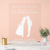 Welcome to the Celebration Custom Wedding Welcome Acryl Bord (Huwelijk)