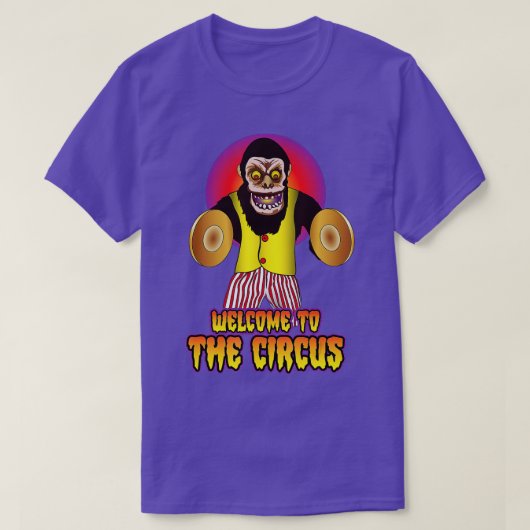 Welcome to the Circus Cymbal Monkey T-shirt (Design voorkant)