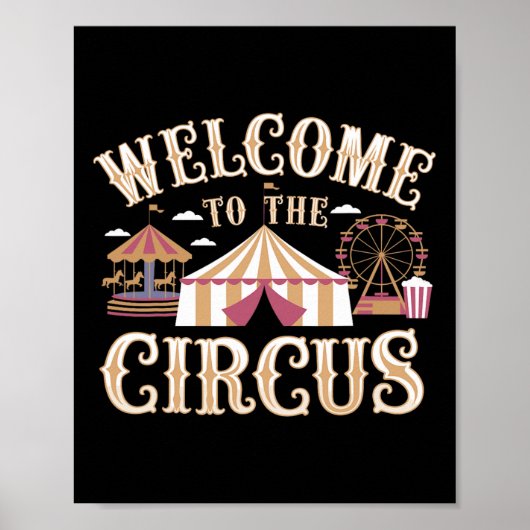 Welcome To The Circus Poster (Voorkant)