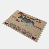 Welcome To The Fishing Lodge Deurmat (Schuin)