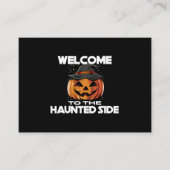 Welcome To The Haunted Side Enclosure Card Informatiekaartje (Voorkant)