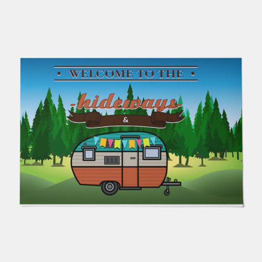 Welcome To The Hideway Deurmat (Voorkant)