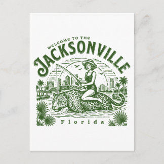 Welcome to the Jacksonville Jaguars City Florida Briefkaart