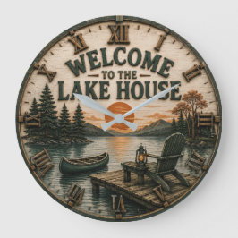 Welcome to the Lake House Rustic Canoe Cabin Grote Klok