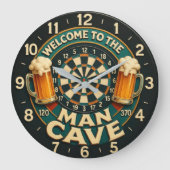 Welcome to the Man Cave  Grote Klok (Voorkant)