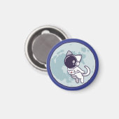 Welcome to the Meoid - Moon Mission Magneet (Voorkant / Achterkant)