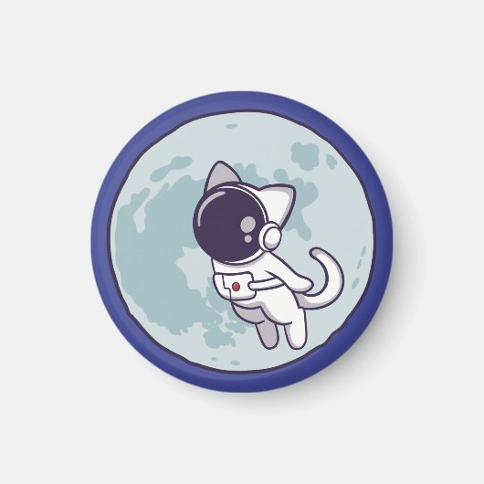 Welcome to the Meoid - Moon Mission Magneet (Voorkant)