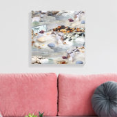 Welcome to the Seaside Canvas Afdruk (Insitu (Woonkamer))