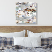 Welcome to the Seaside Canvas Afdruk (Insitu (Slaapkamer))