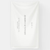 "Welcome to the wedding of..." Wedding Banner (Verticaal)