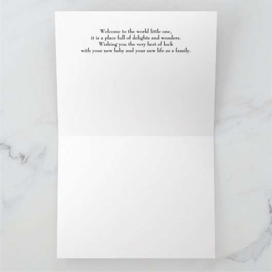 Welcome to the World - Elephant Card Kaart (Binnen)