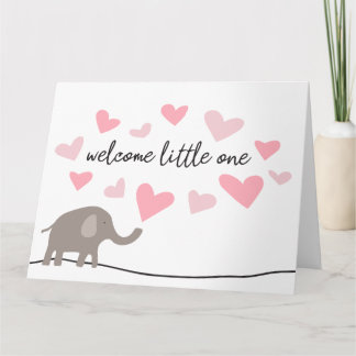 Welcome to the World - Elephant Card Kaart
