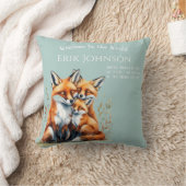 Welcome to the World - Personalized Birth Pillow Kussen (Deken)