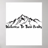 Welcome To Twin Peaks Poster (Voorkant)