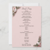 Welcome to Wedding Ceremony, Pink Roses & Doves (Achterkant)