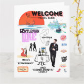 WELCOME TRAVEL AGAIN KAART (Gele Bloem)