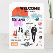 WELCOME TRAVEL AGAIN KAART (Achterkant)