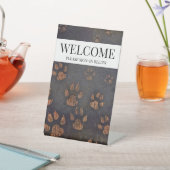 Welcome Veterinarian Reclamebord Met Voetstuk (Insitu)